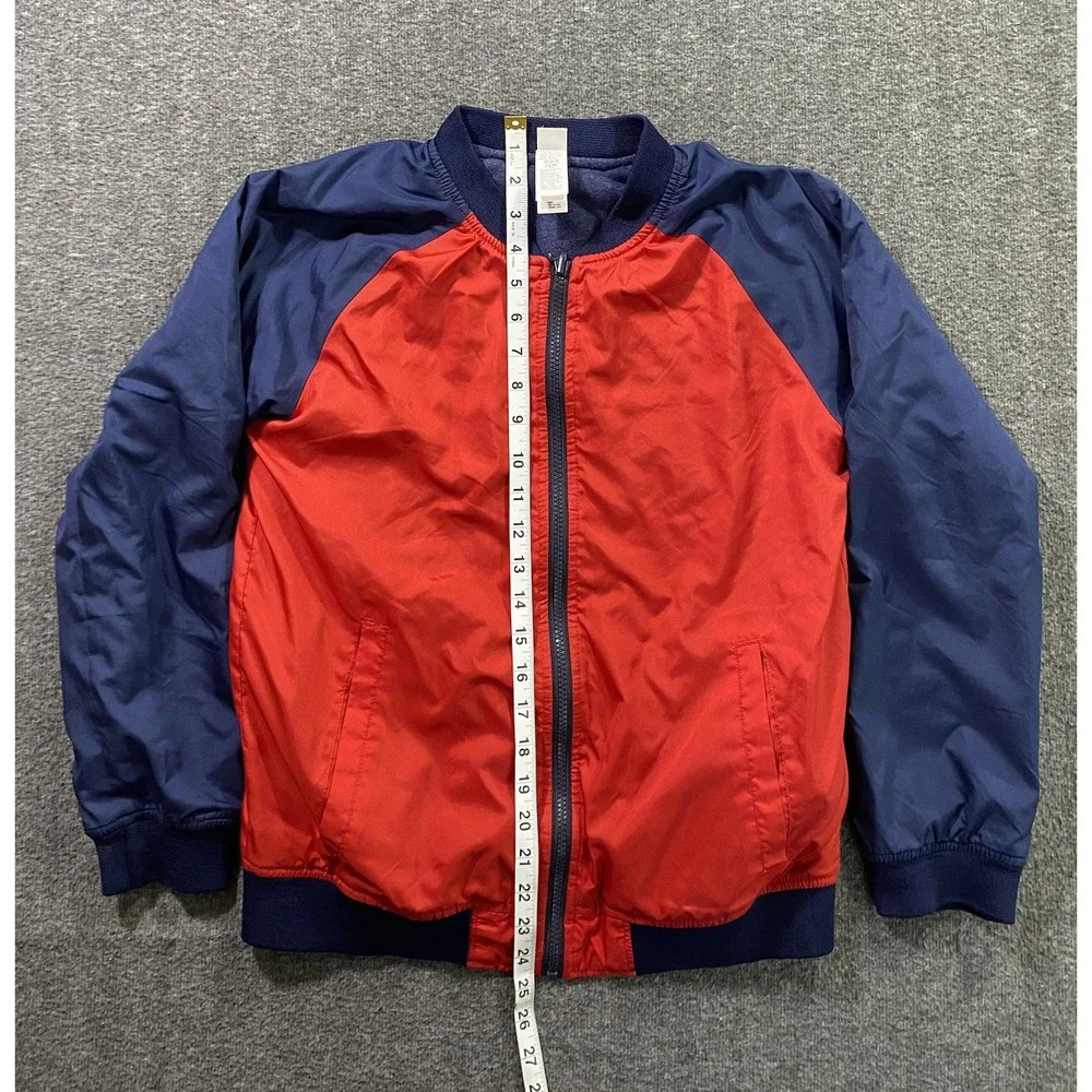 Old Navy Jacket Jersey Style Reversible Blue Red Size XL(14/16)